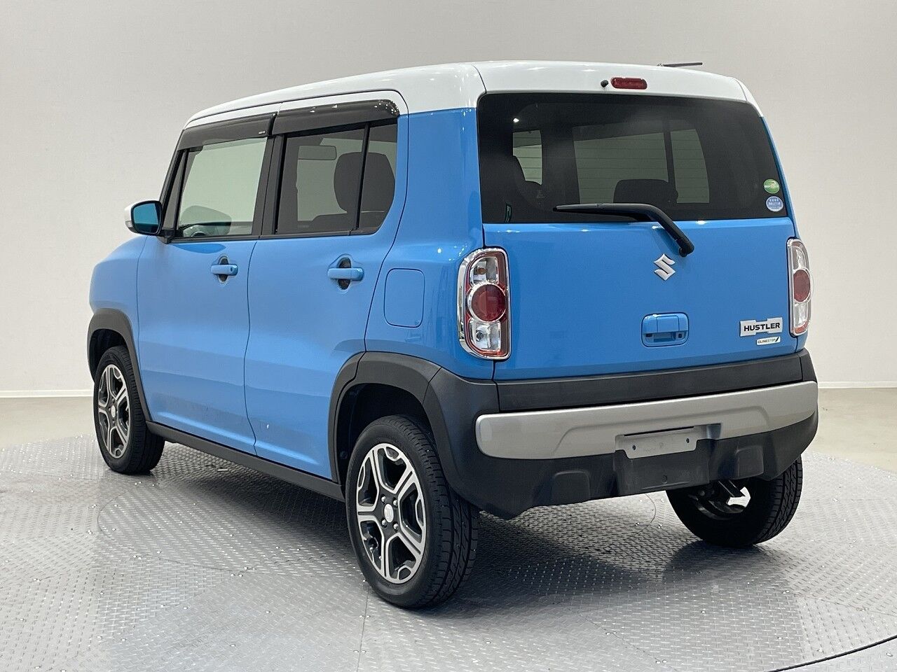 ハスラー X サマーブルーメタリック ホワイト2トーンルーフの