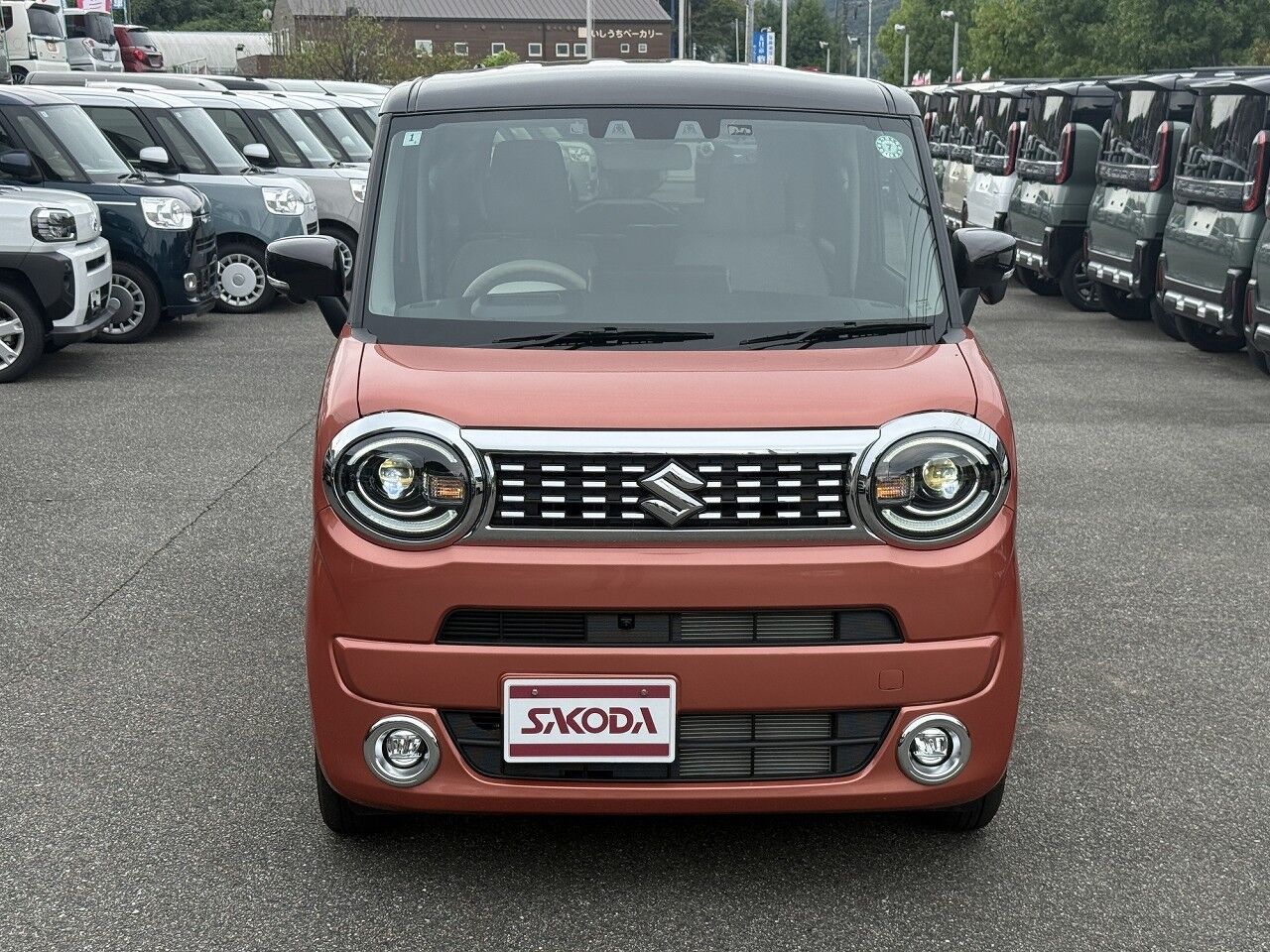 ワゴンRスマイル HYBRID X コーラルオレンジメタリック ブラウン2